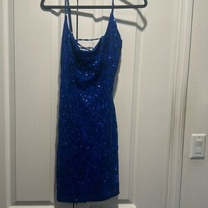 Windsor sequins blue dress